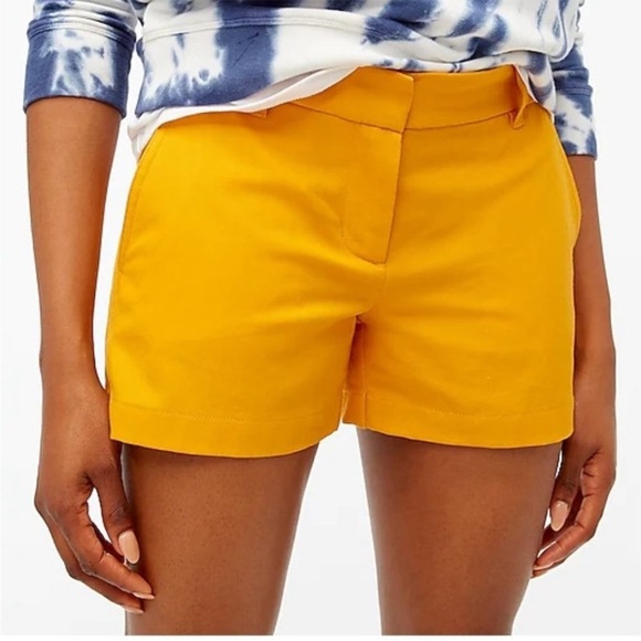 J. Crew Pants - NEW J. Crew Mustard 3.5” Chino Shorts